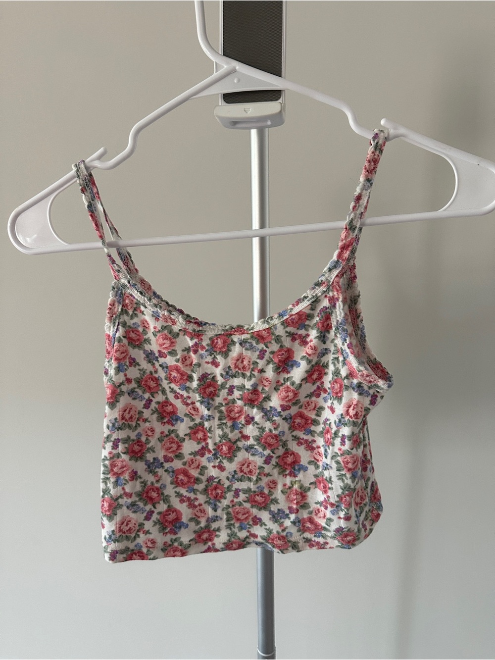 Floral Cropped Tank Top